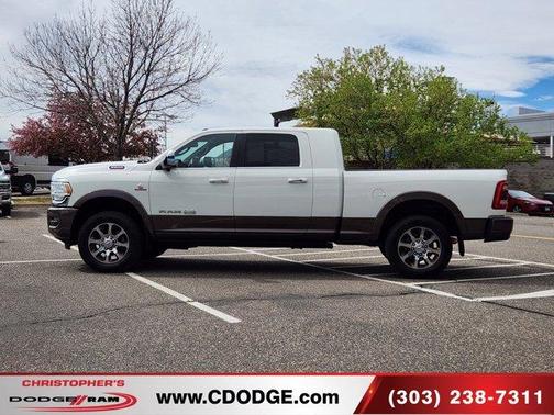 Pearl White 2019 RAM 3500 Longhorn