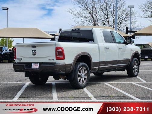 Pearl White 2019 RAM 3500 Longhorn