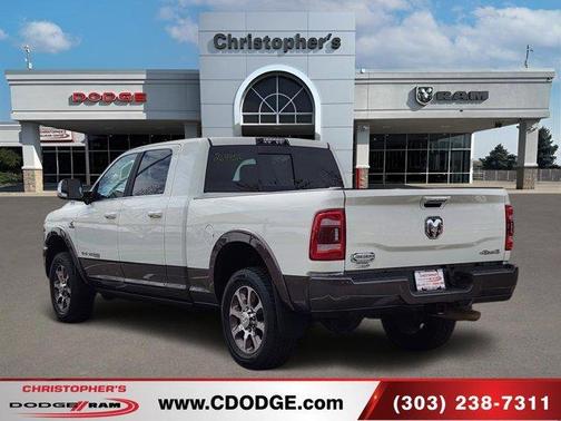 Pearl White 2019 RAM 3500 Longhorn