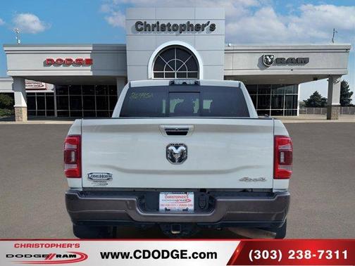 Pearl White 2019 RAM 3500 Longhorn