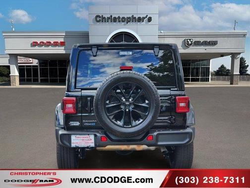 Black Clearcoat 2025 Jeep Wrangler 4xe Sahara