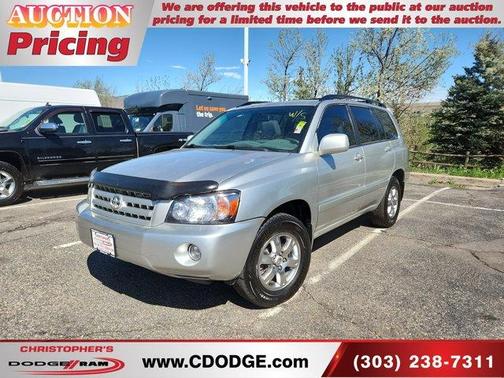 Silver 2007 Toyota Highlander Sport