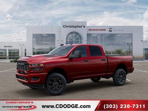 Molten Red Pearlcoat 2026 RAM 2500 Black Express
