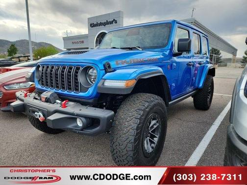 Hydro Blue Pearlcoat 2026 Jeep Wrangler Rubicon