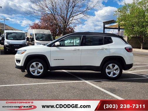 White Clearcoat 2020 Jeep Compass Latitude