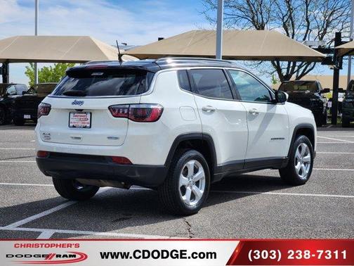 White Clearcoat 2020 Jeep Compass Latitude