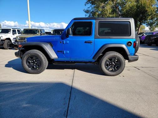 Hydro Blue Pearl 2026 Jeep Wrangler Sport