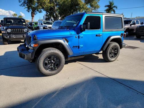 Hydro Blue Pearl 2026 Jeep Wrangler Sport
