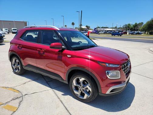 Red 2025 Hyundai VENUE SEL