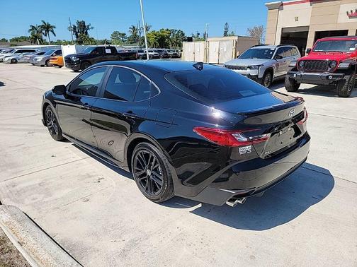Midnight Black Metallic 2025 Toyota Camry SE