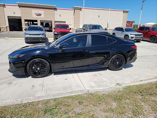 Midnight Black Metallic 2025 Toyota Camry SE