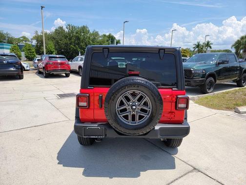 Firecracker Red Clearcoat 2025 Jeep Wrangler Sport