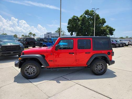 Firecracker Red Clearcoat 2025 Jeep Wrangler Sport