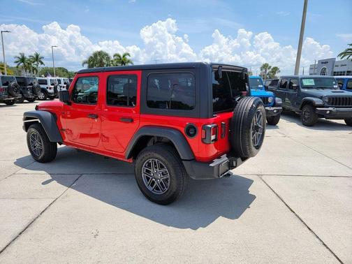 Firecracker Red Clearcoat 2025 Jeep Wrangler Sport