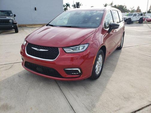 Red 2026 Chrysler Pacifica Select
