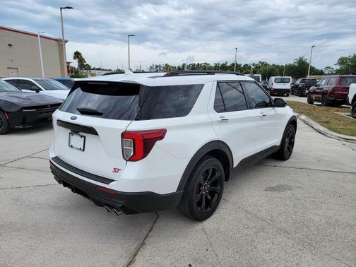 White Metallic 2021 Ford Explorer ST