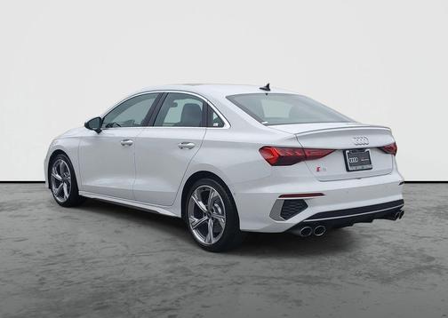 Glacier White Metallic 2023 Audi S3 Premium Plus TFSI quattro S tronic