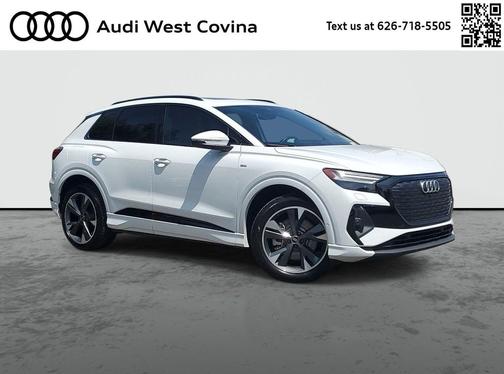 Glacier White Metallic 2023 Audi Q4 e-tron Prestige 50 quattro