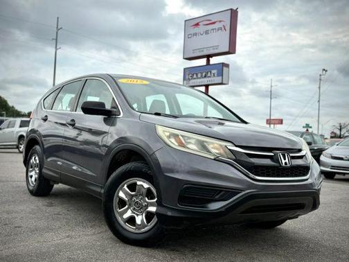 Gray 2015 Honda CR-V LX