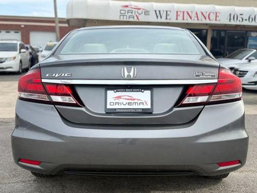 Gray 2013 Honda Civic LX