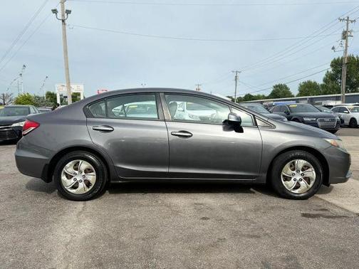 Gray 2013 Honda Civic LX