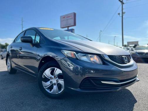Gray 2014 Honda Civic LX