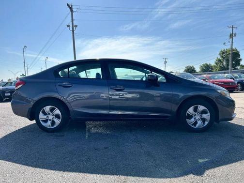 Gray 2014 Honda Civic LX
