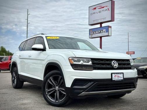 Pure White 2018 Volkswagen Atlas 2.0T S