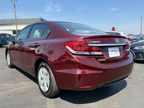 Red 2015 Honda Civic LX