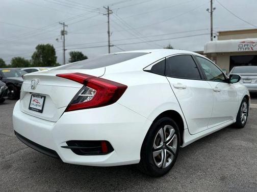 White 2016 Honda Civic LX