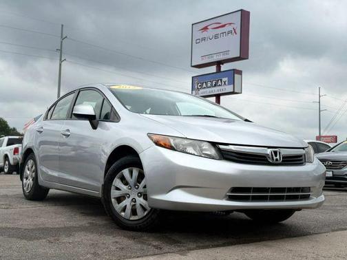 Silver 2012 Honda Civic LX