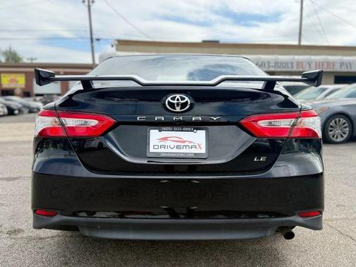 Black 2018 Toyota Camry LE