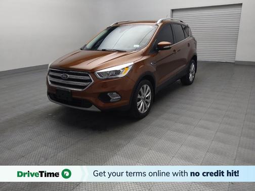 Orange 2017 Ford Escape Titanium