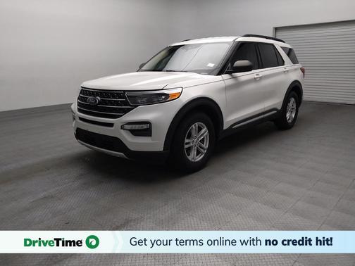 Star White Metallic Tri-Coat 2020 Ford Explorer XLT