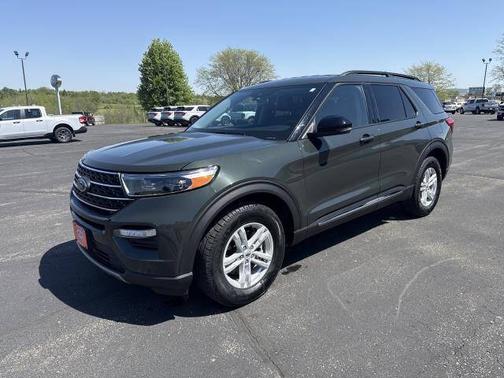 FORGED GREEN METALLIC 2023 Ford Explorer XLT
