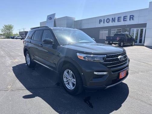 FORGED GREEN METALLIC 2023 Ford Explorer XLT