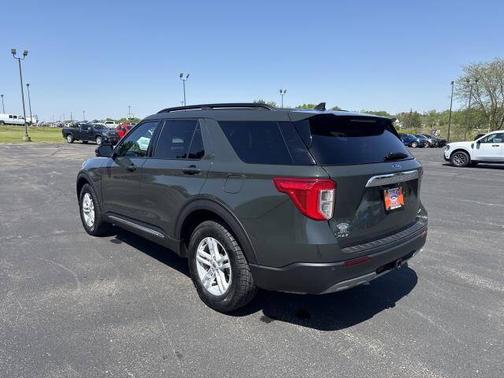 FORGED GREEN METALLIC 2023 Ford Explorer XLT