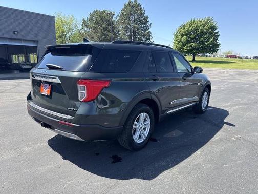 FORGED GREEN METALLIC 2023 Ford Explorer XLT