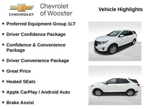 Summit White 2018 Chevrolet Equinox LT