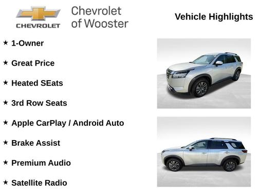 Brilliant Silver Metallic 2025 Nissan Pathfinder SV 4WD