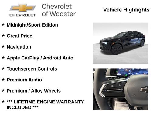 Black 2026 Chevrolet Blazer EV AWD LT