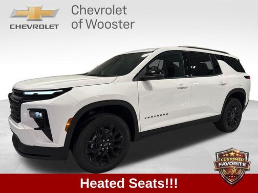 Summit White 2026 Chevrolet Traverse LT