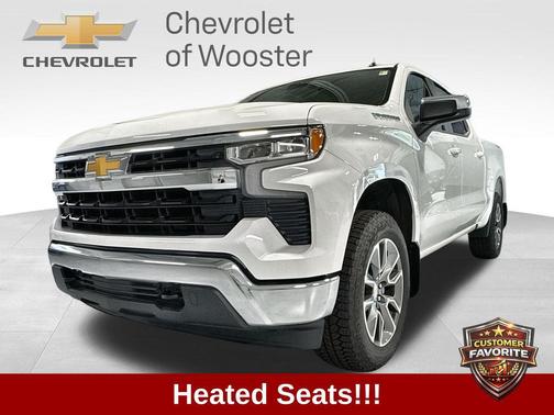 Summit White 2025 Chevrolet Silverado 1500 LT