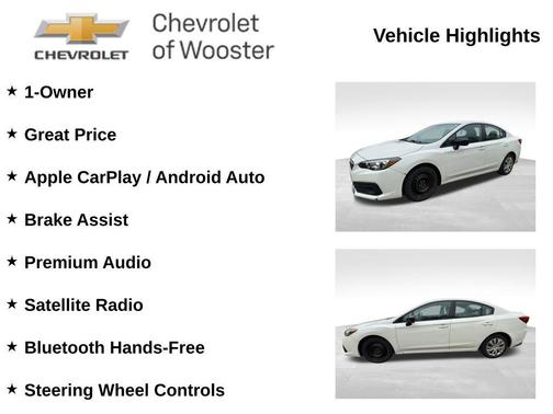 Crystal White Pearl 2022 Subaru Impreza Base