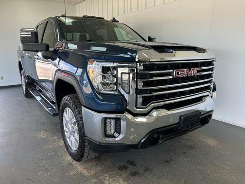 Pacific Blue Metallic 2021 GMC Sierra 2500 SLT
