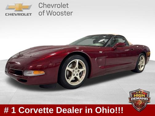 50th Anniversary Red 2003 Chevrolet Corvette Base