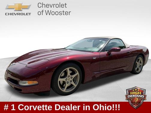 50th Anniversary Red 2003 Chevrolet Corvette Base