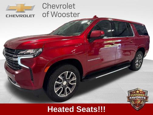 Cherry Red Tintcoat 2022 Chevrolet Suburban LT