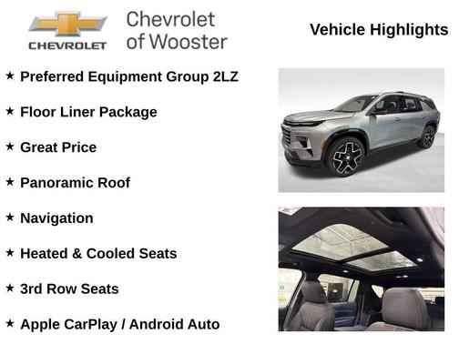 Sterling Gray Metallic 2026 Chevrolet Traverse High Country