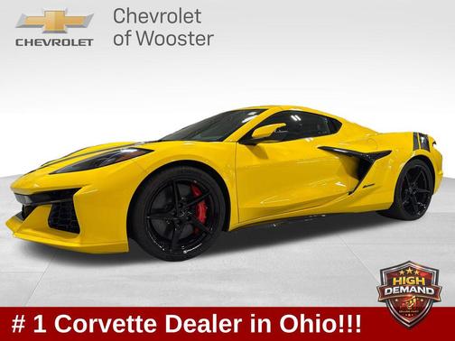 Competition Yellow Tintcoat Metallic 2025 Chevrolet Corvette E-Ray RWD Coupe 1LZ